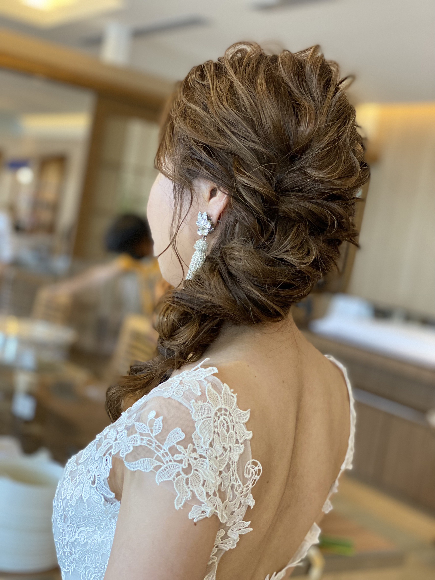Hairstyle：編みおろしスタイル