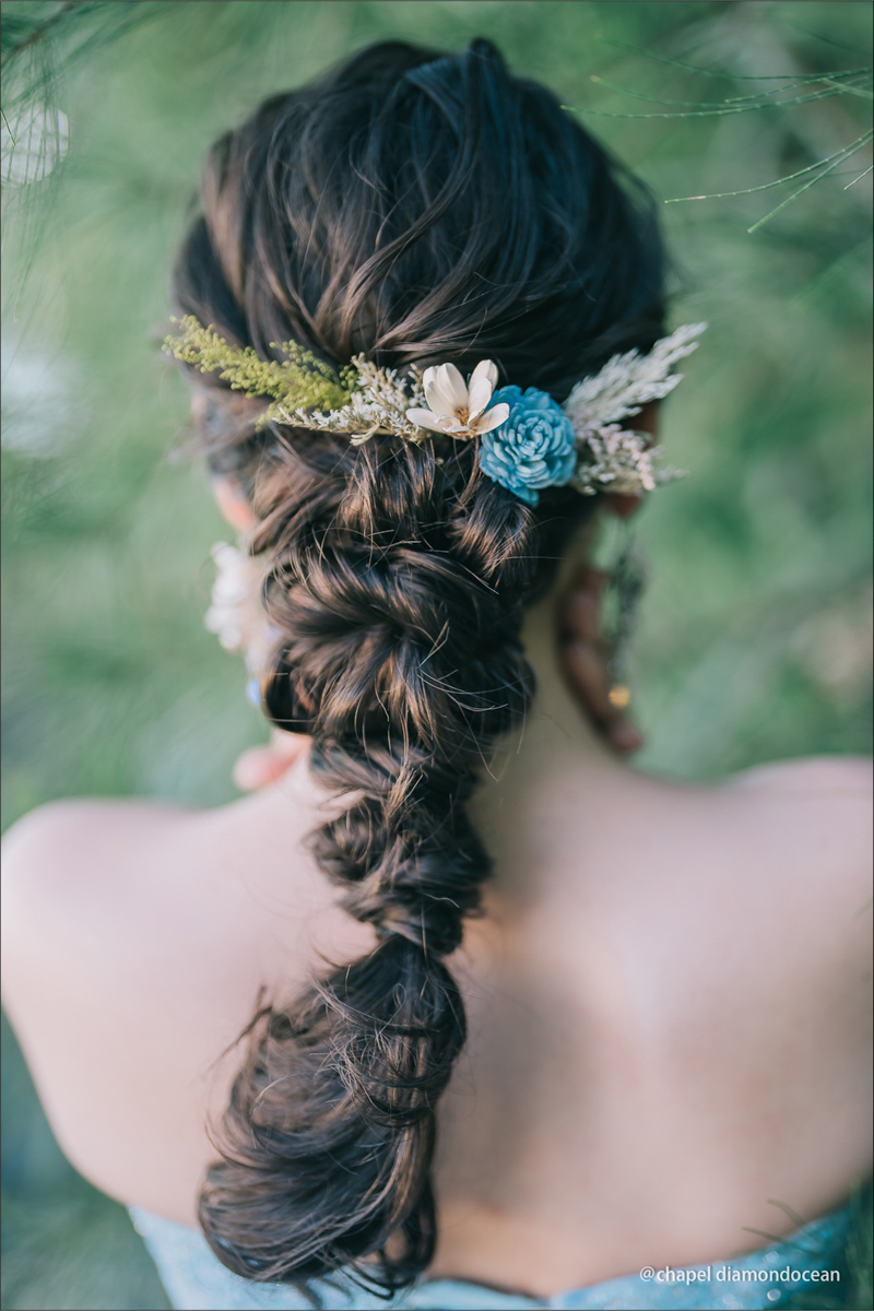 Hairstyle:編みおろし・ウイッグ使用